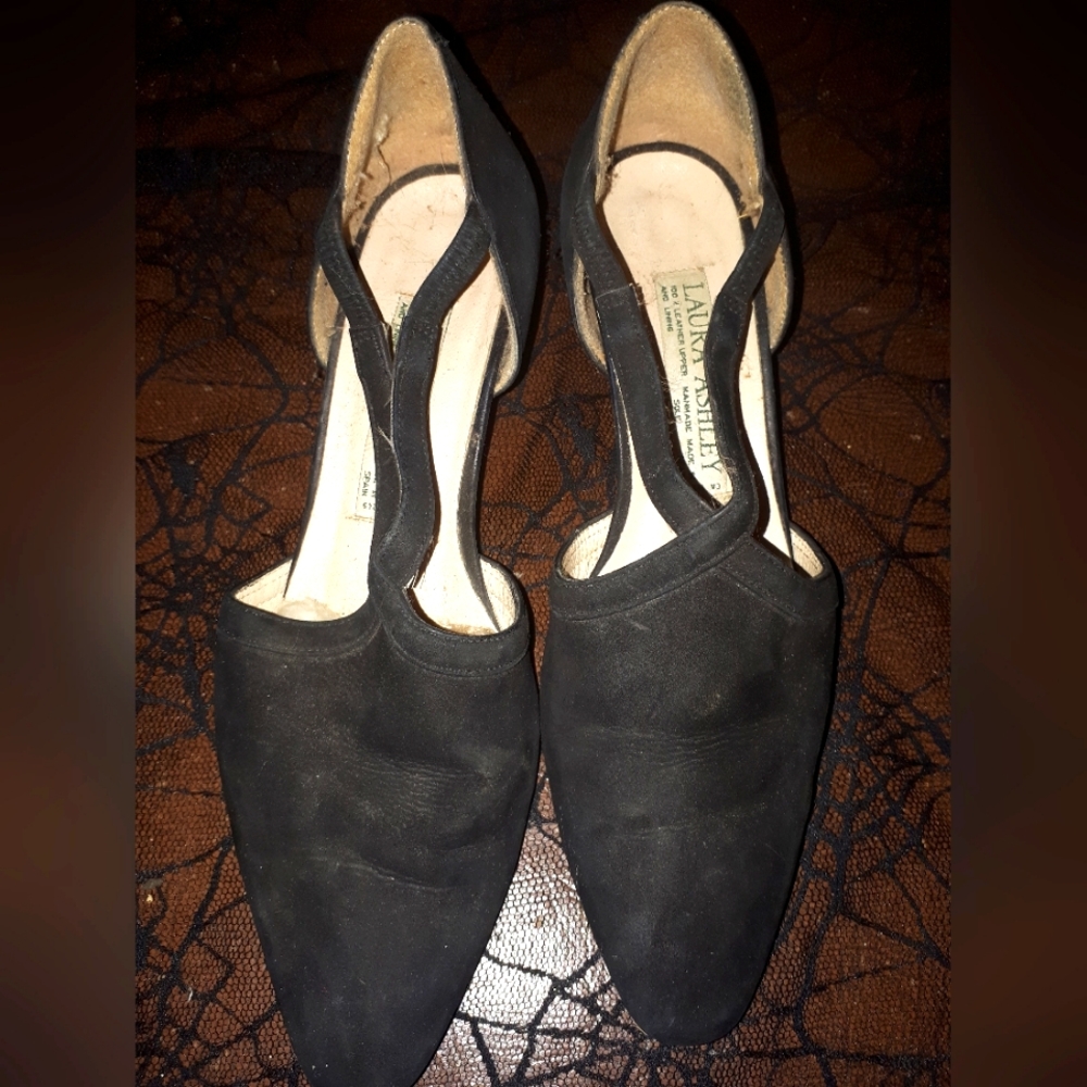 Vintage Laura Ashley  suede